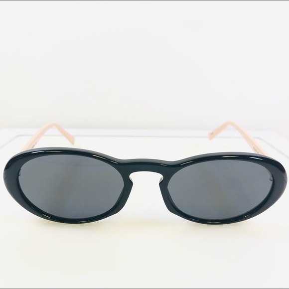 Women’s Kendall and Kylie Round-Eye Black and Taupe/Pink Fashion Sunglasses main image 7